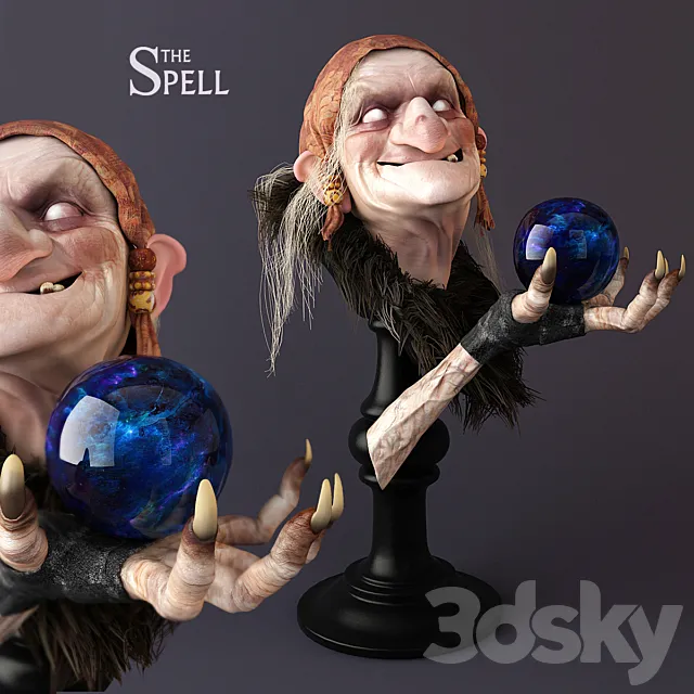 Spell of Grandmother Yagi 3ds Max