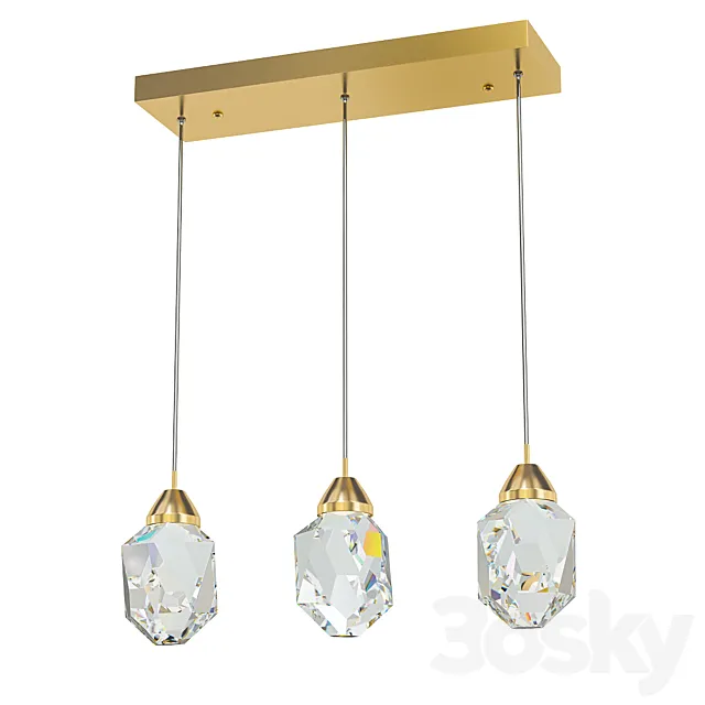 Speth crystal pendant light 3ds Max