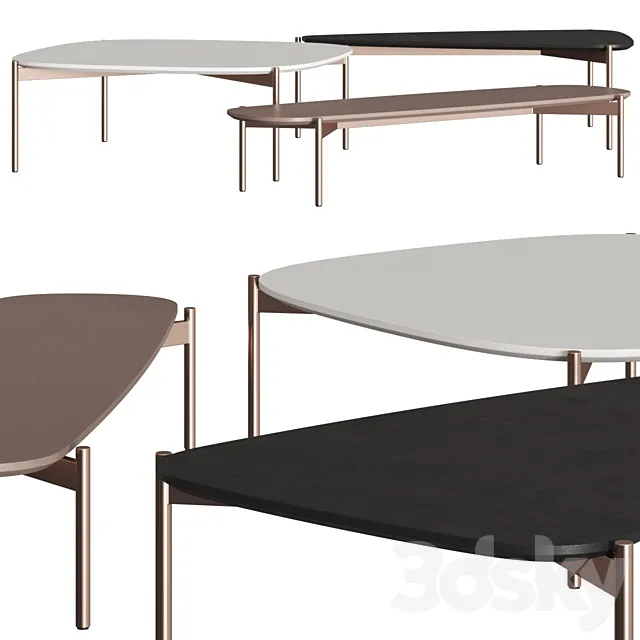 Sphaus Ptyx Coffee Tables 3DSMax File