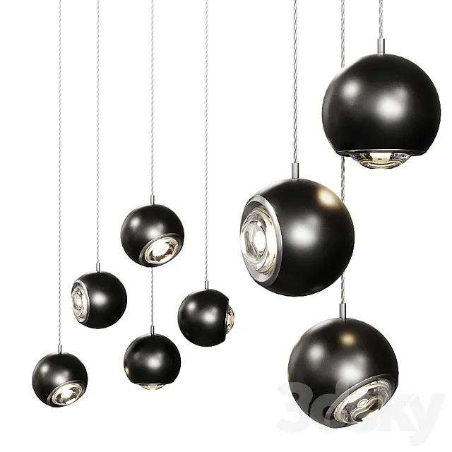 Spider by Studio Italia Design Black 3DSMax File