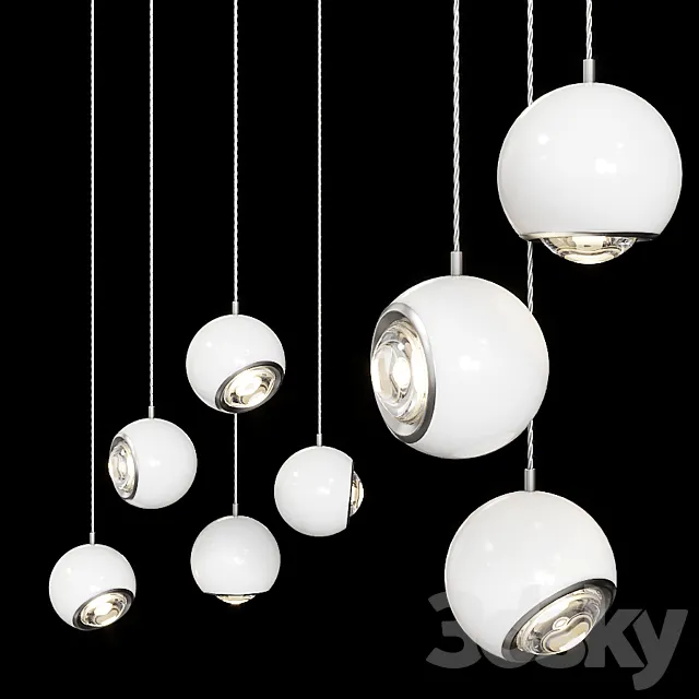 Spider by Studio Italia Design White 3ds Max