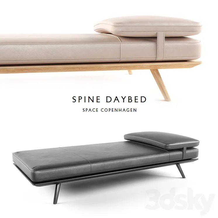Spine Daybed 3DS Max