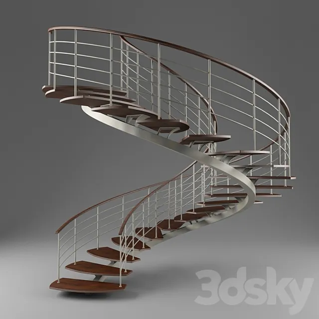 Spiral staircase 3DS Max Model