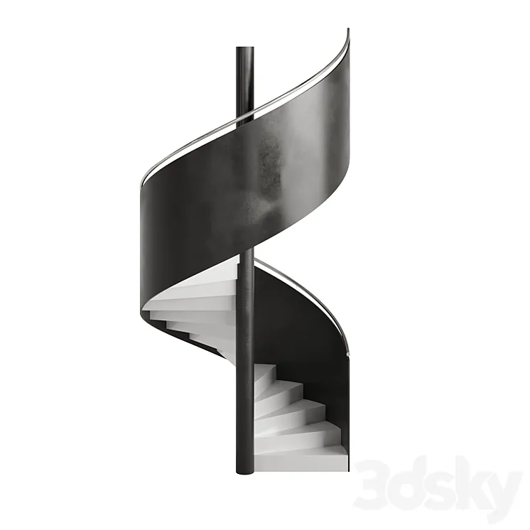 Spiral Staircase Type 5 3DS Max