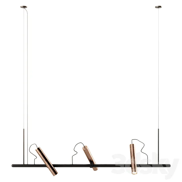 Spirit ceiling Lamp 3ds Max