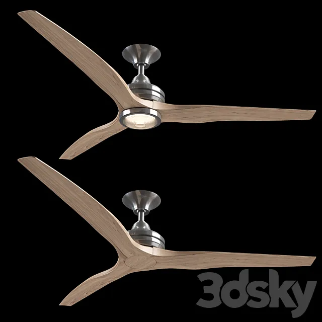 Spitfire ceiling fan by Fanimation 3ds Max