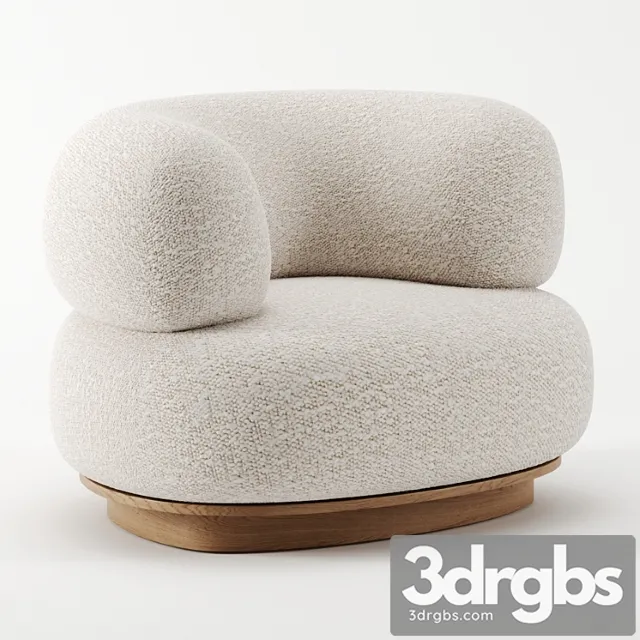 Split armchair by emmanuelle simon