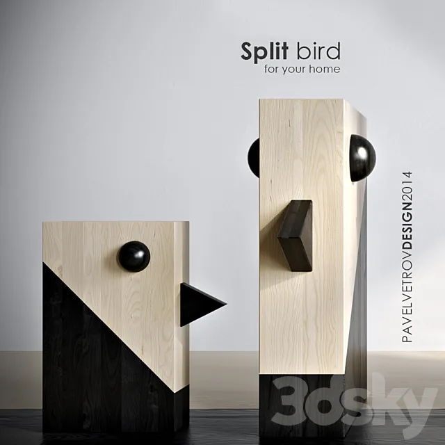 Split Bird 3DS Max Model