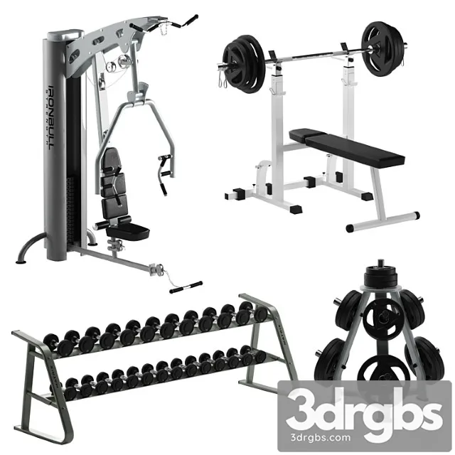Sport Gym Equipment 3dsmax Download
