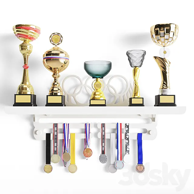 Sports awards 3ds Max