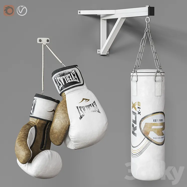Sports boxing set 3DS Max