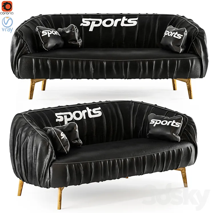 Sports furniture 3DS Max