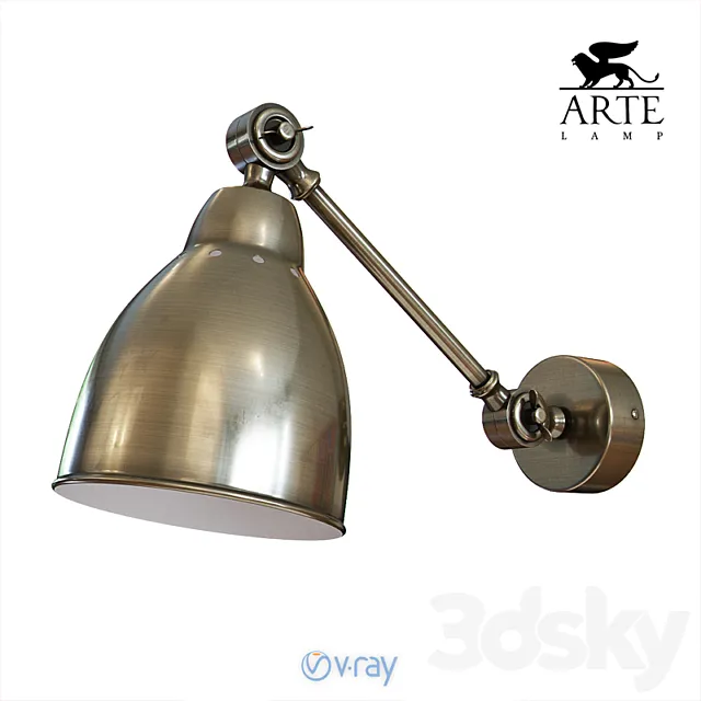 Spot Arte Lamp 43 A2054AP-1AB 3ds Max