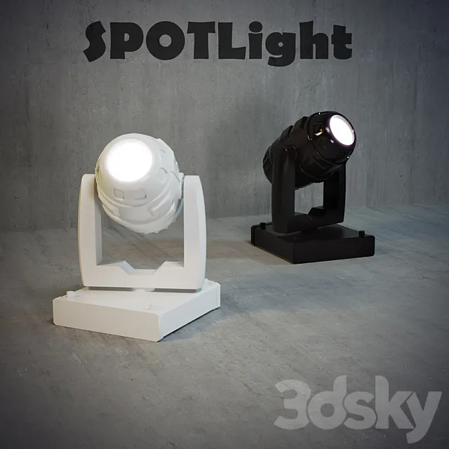 Spotlight 3DS Max Model