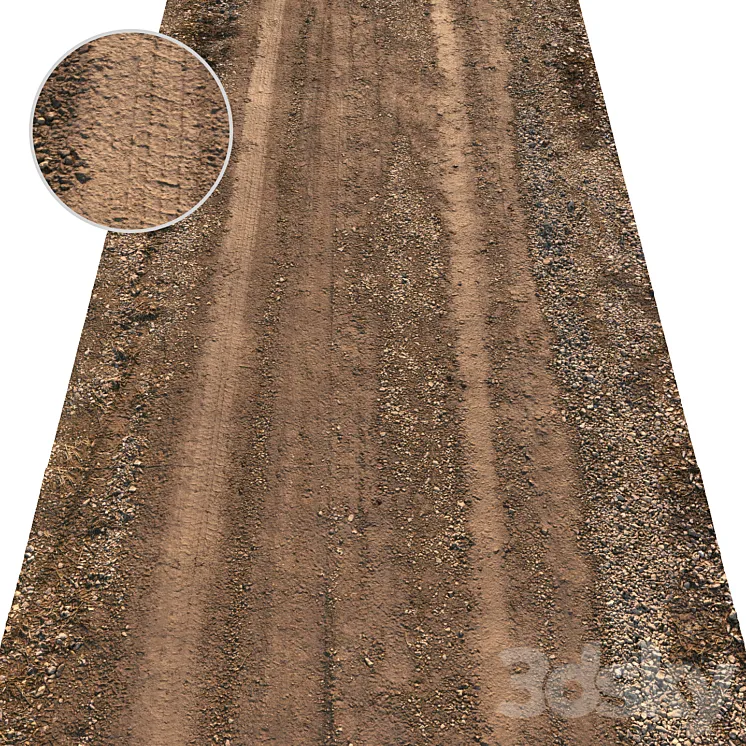 spring road material 02 3DS Max