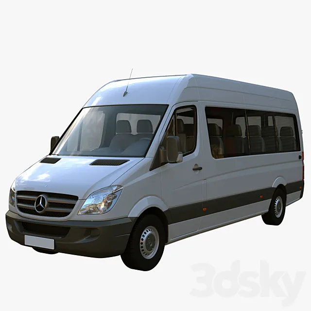 Sprinter passenger minibus 3ds Max
