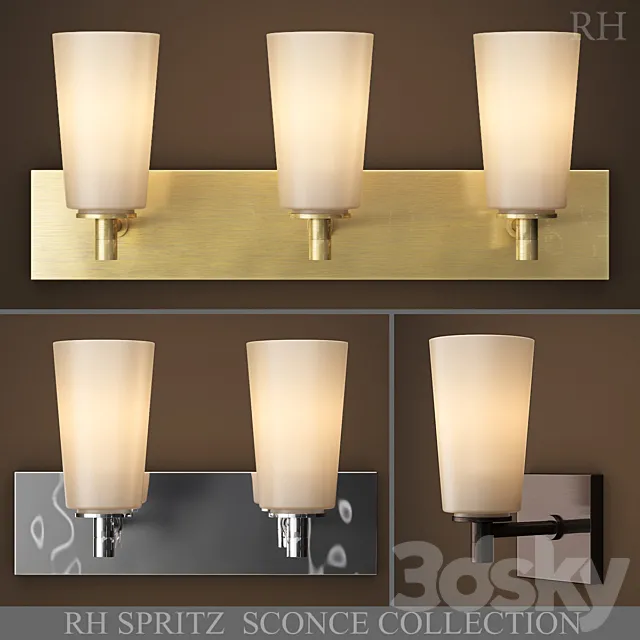 SPRITZ SCONCE COLLECTION 3ds Max