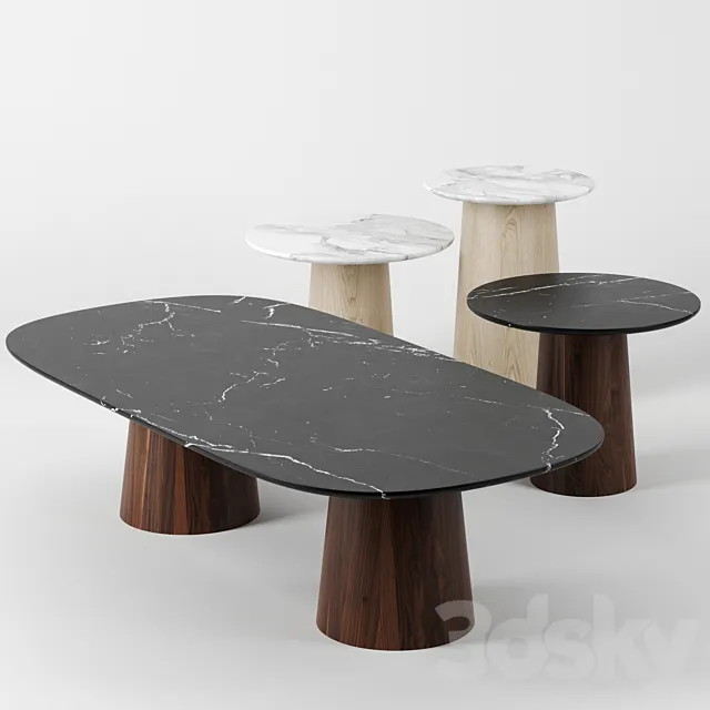 Spule Coffee Table by Stahl and Band 3DSMax File