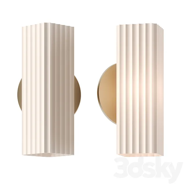 SQ Sconce by humanhome 3ds Max