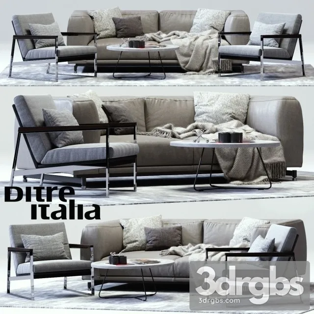 St Germain Sofa Daytona Armchair 3dsmax Download