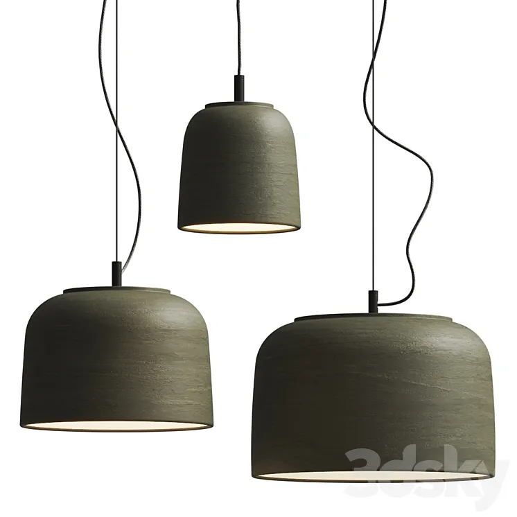 Stahl Band Potter Pendant Lamps 3DS Max