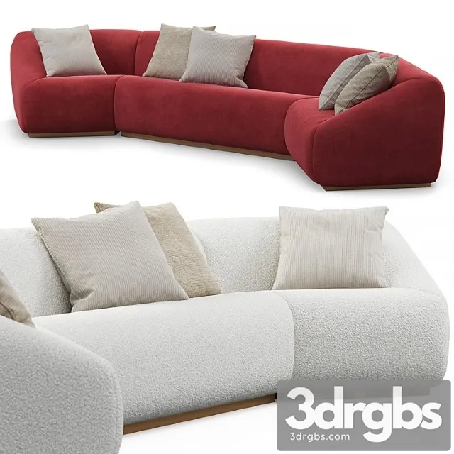 Stahl band pouf sectional sofa