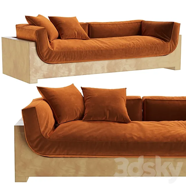 stahlandband FRANCK SOFA 3ds Max
