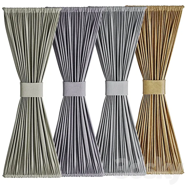 stained glass curtains 3ds Max