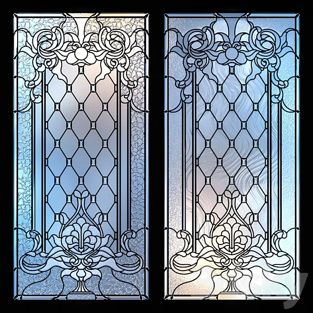 Stained glass window 3ds Max