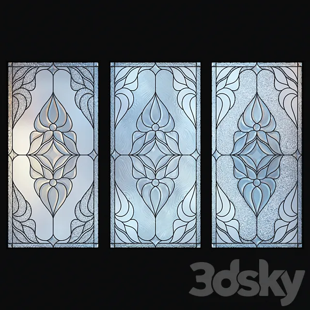 Stained glass window 3ds Max