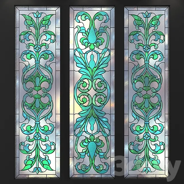 stained-glass window 3DS Max Model