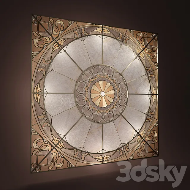 stained-glass window 3DSMax File