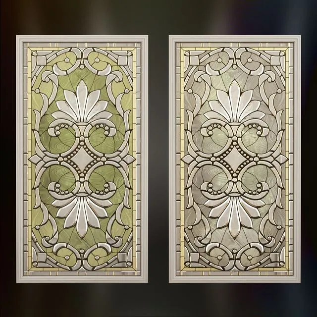 Stained-glass window classic 3dsMax Model