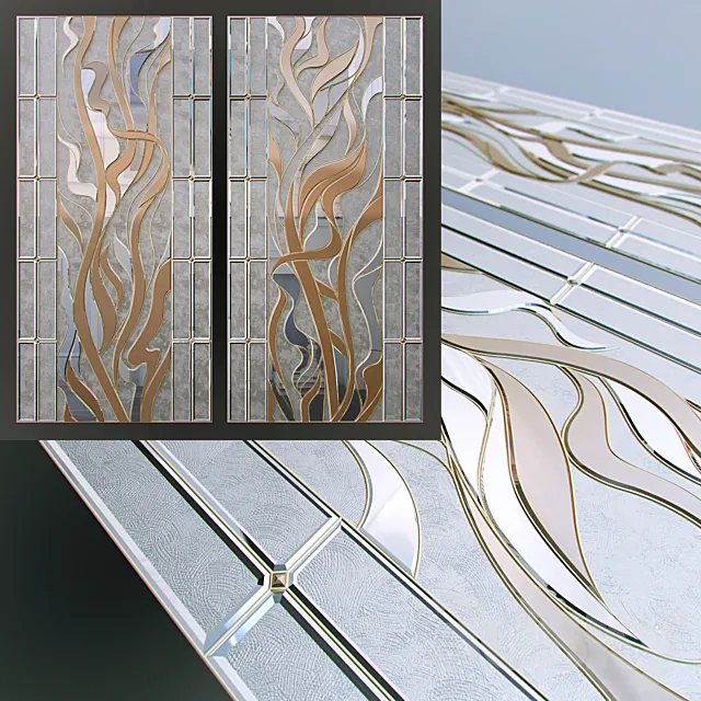 Stained-glass window classic – Art 3DS Max Model