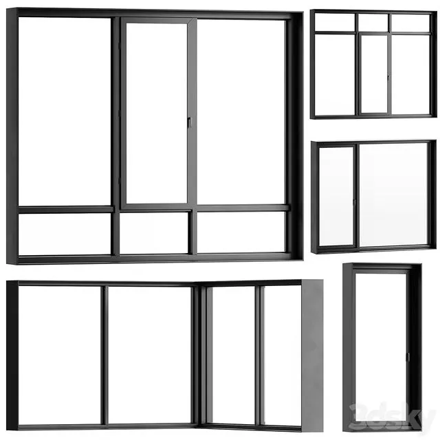 Stained Glass Windows 1 3dsMax Model