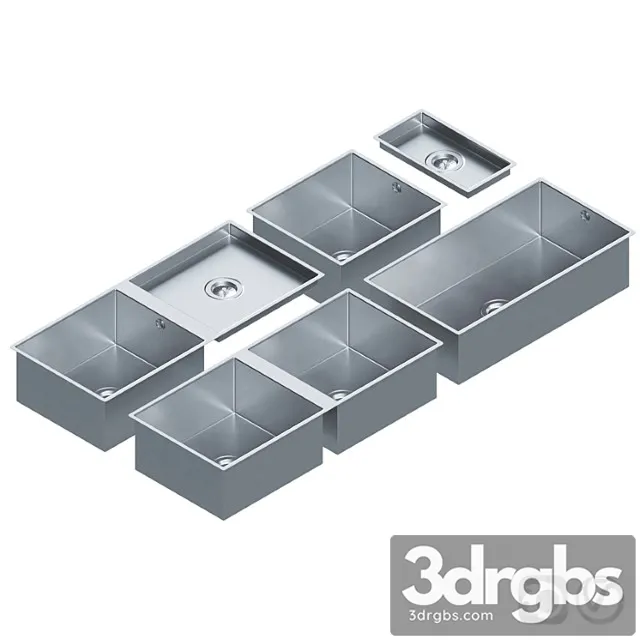 Stainless steel sinks by dornbracht set 02