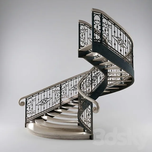 Stair 3ds Max