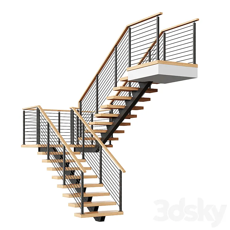 Stair 6 3DS Max Model
