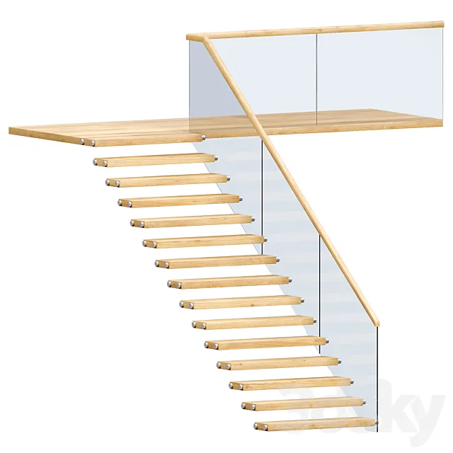 Staircase 001 3dsMax Model