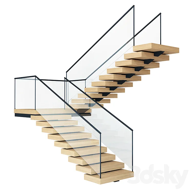 Staircase 003 3DS Max Model