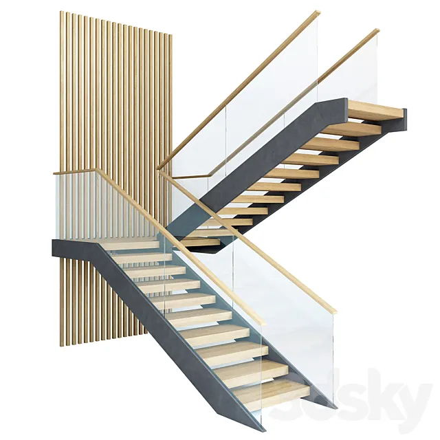 Staircase 009 3ds Max