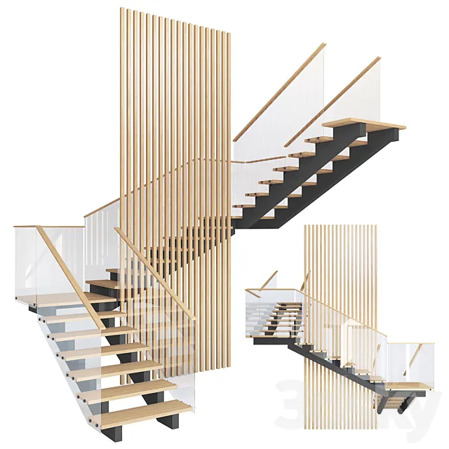 Staircase 011 3ds Max