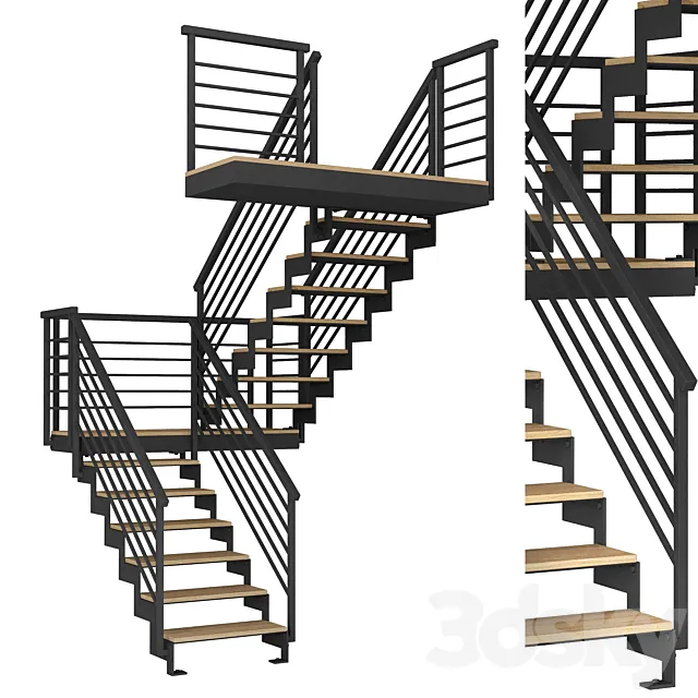 Staircase 019 3ds Max