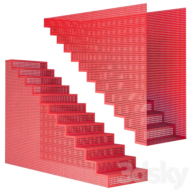 Staircase 022 3ds Max