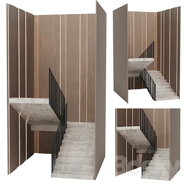 Staircase 2 3ds Max