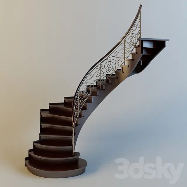 Staircase 3ds Max