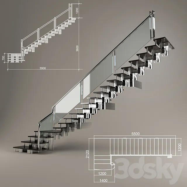 Staircase 3DSMax File