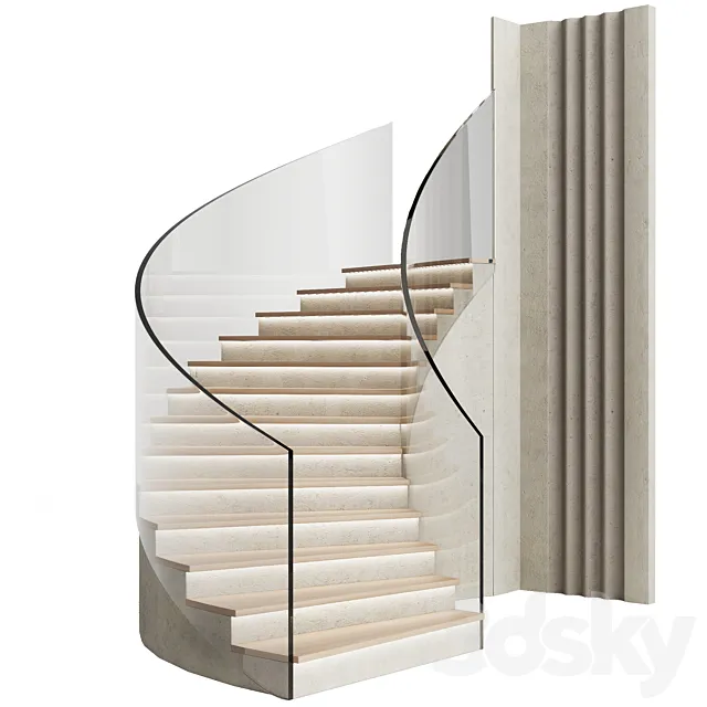 Staircase 4 3DS Max Model