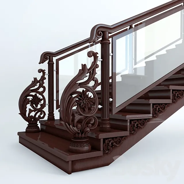 Stairs 2525 3DS Max Model