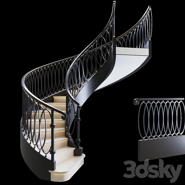 Stairs 3DS Max